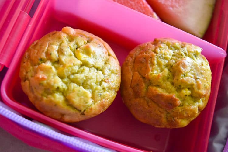 Cheesy Savoury Muffins Lunchbox Freezer Stash Thermobexta